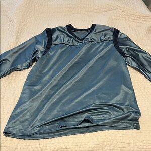 Nike Metallic Blue Long Sleeve Jersey